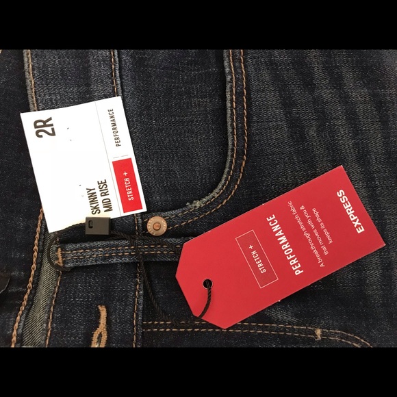 Express Skinny Mid-Rise Jeans - Picture 4 of 4